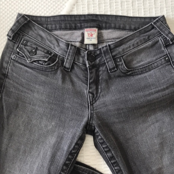 True Religion light grey straight legged - Picture 5 of 6